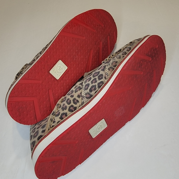 Ariat Cruiser Fleece Animal Print Slip On Size 7 B - Picture 9 of 15